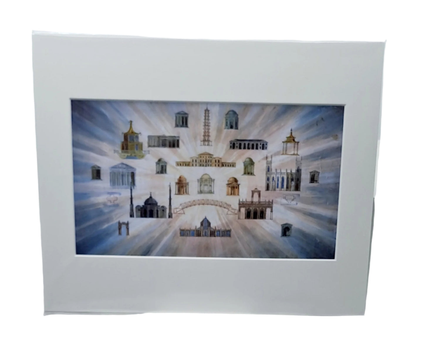 Montage of various buildings at Kew Print