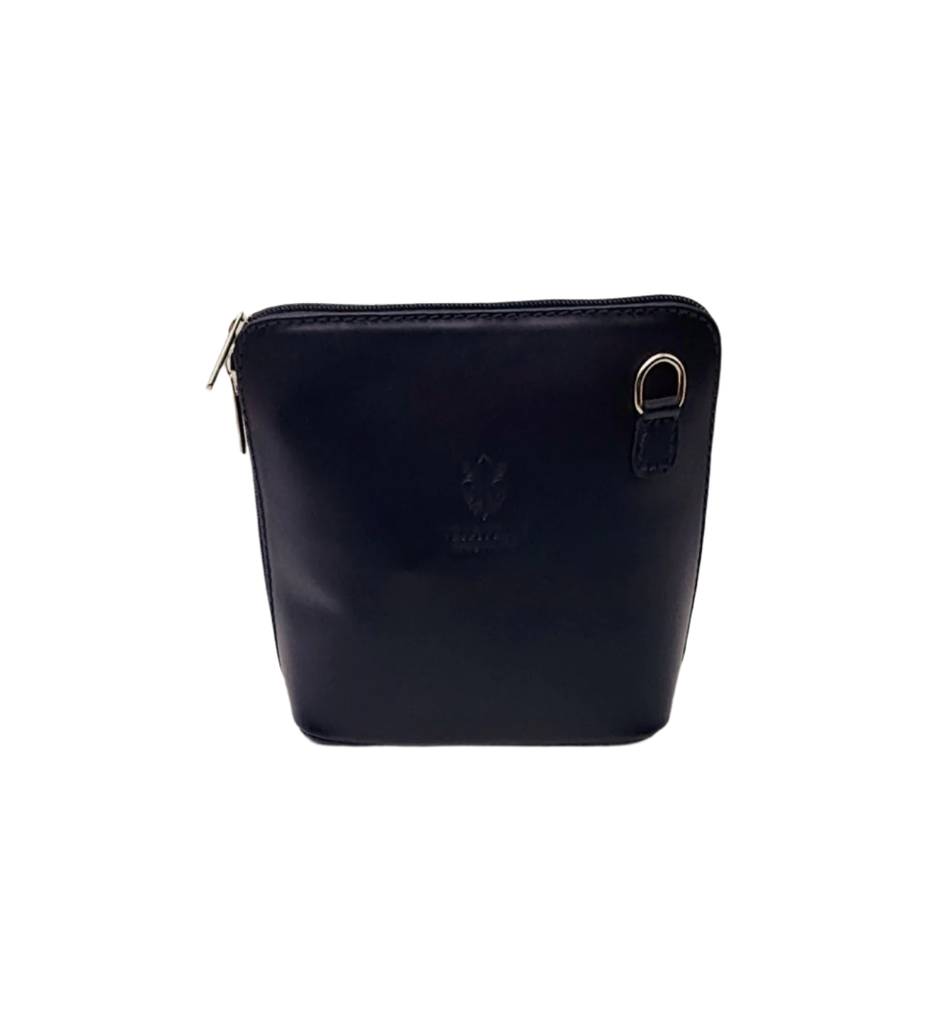 Navy Small Leather Crossbody Bag