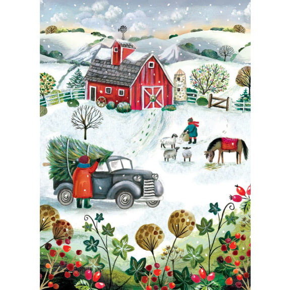 Winter on the Farm Christmas Card Pack