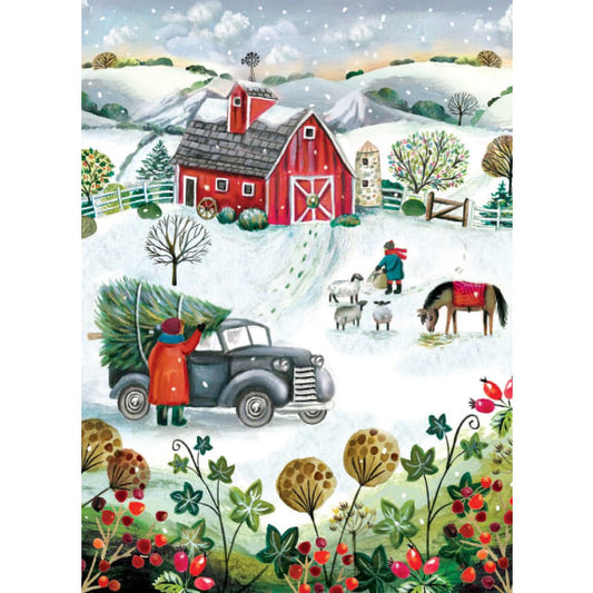 Winter on the Farm Christmas Card Pack