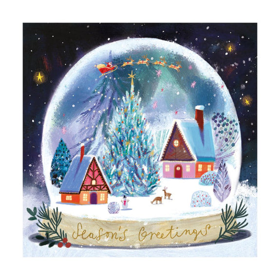 Snow Globe Christmas Card Pack