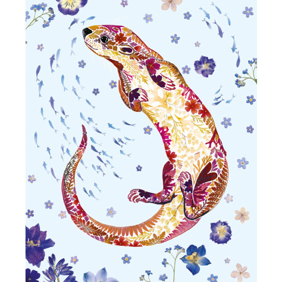 Otter Wild Press Greetings Card