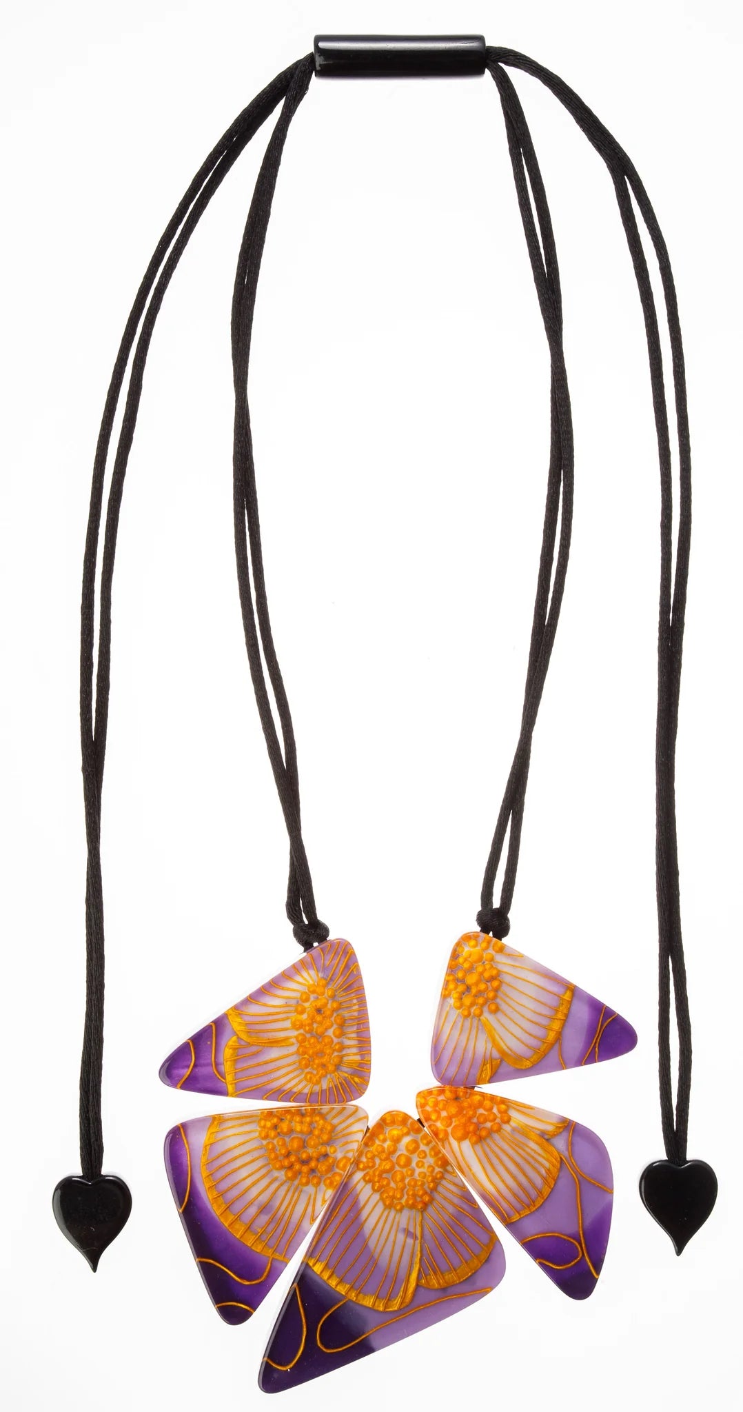 Purple Prim Flora Large Necklace