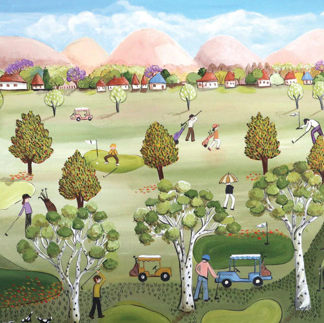 Golf Day Greeting Card