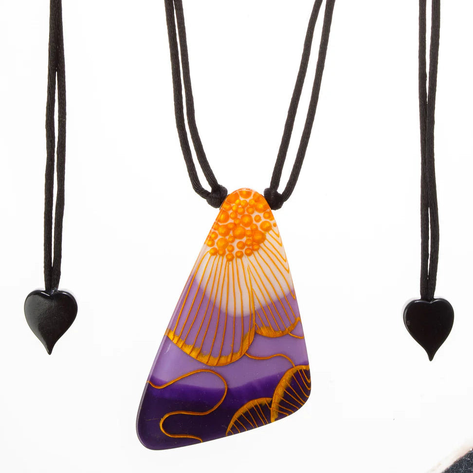 Purple Prim Flora Pendant