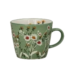 Green Daisy Mug