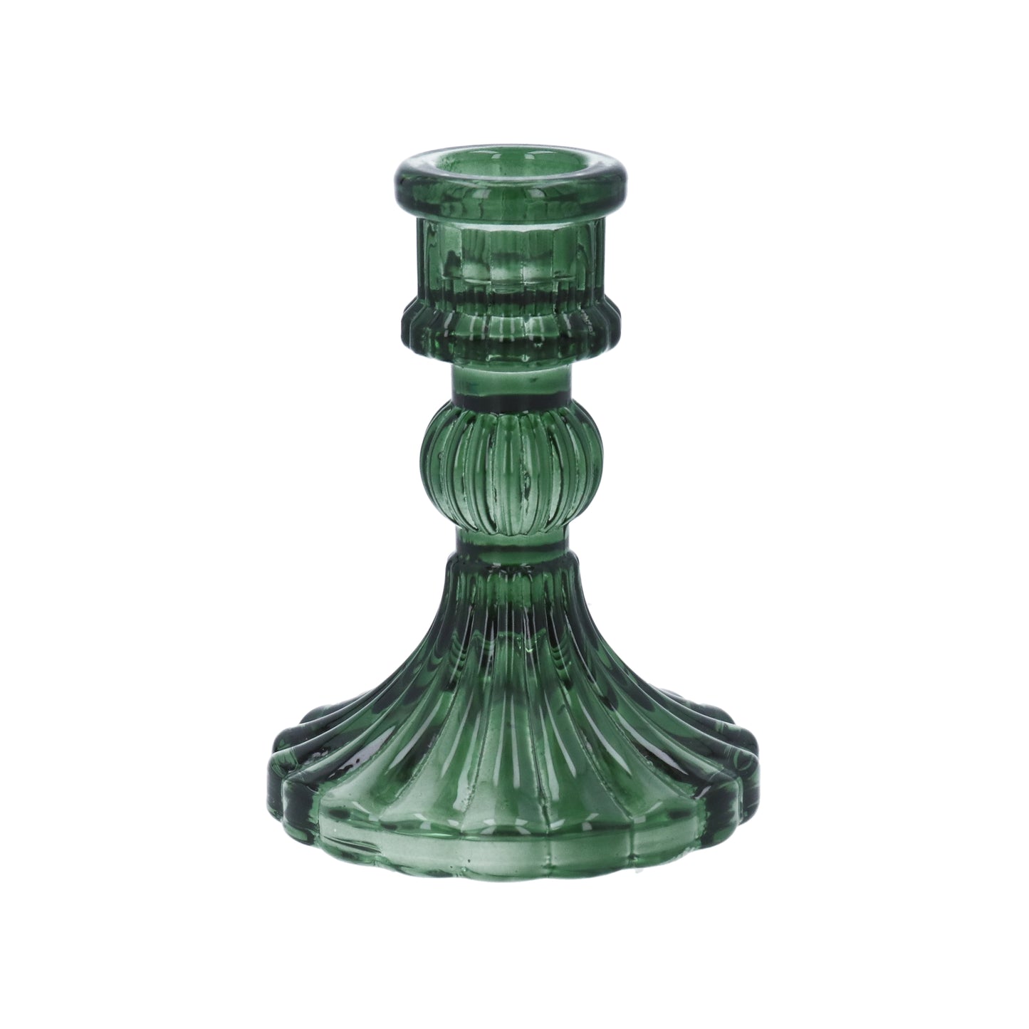 Green Candlestick holder