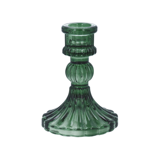 Green Candlestick holder
