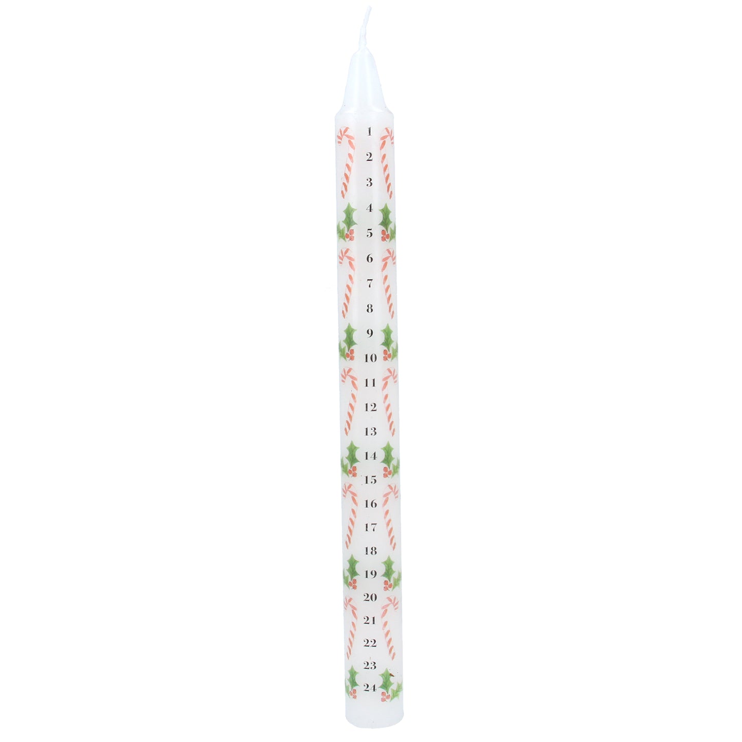Candy Cane Advent Candle