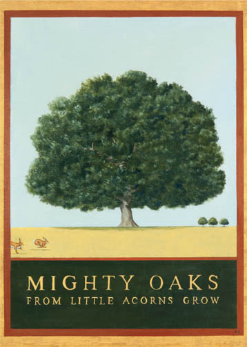 Mighty Oaks Greeting Card
