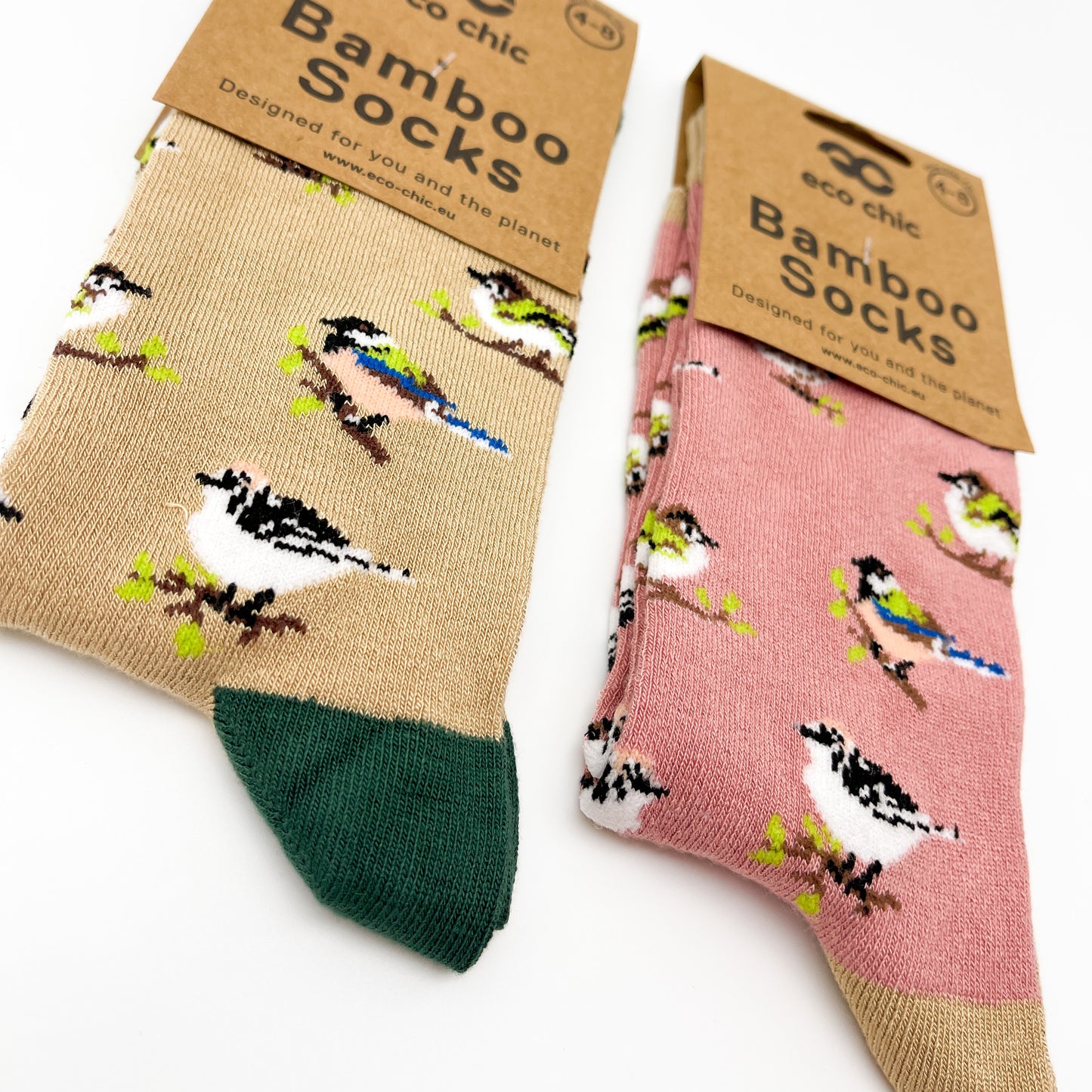 EcoChic Bird Bamboo Socks