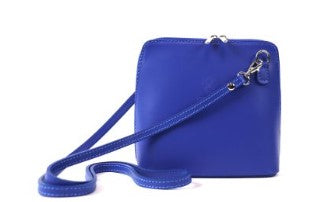 Cobalt Small Leather Crossbody Bag