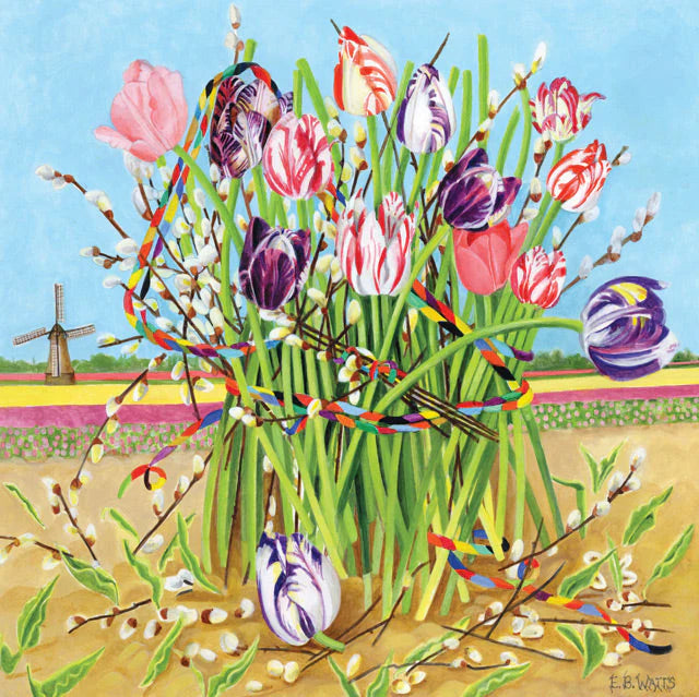 Tulips Greeting Card