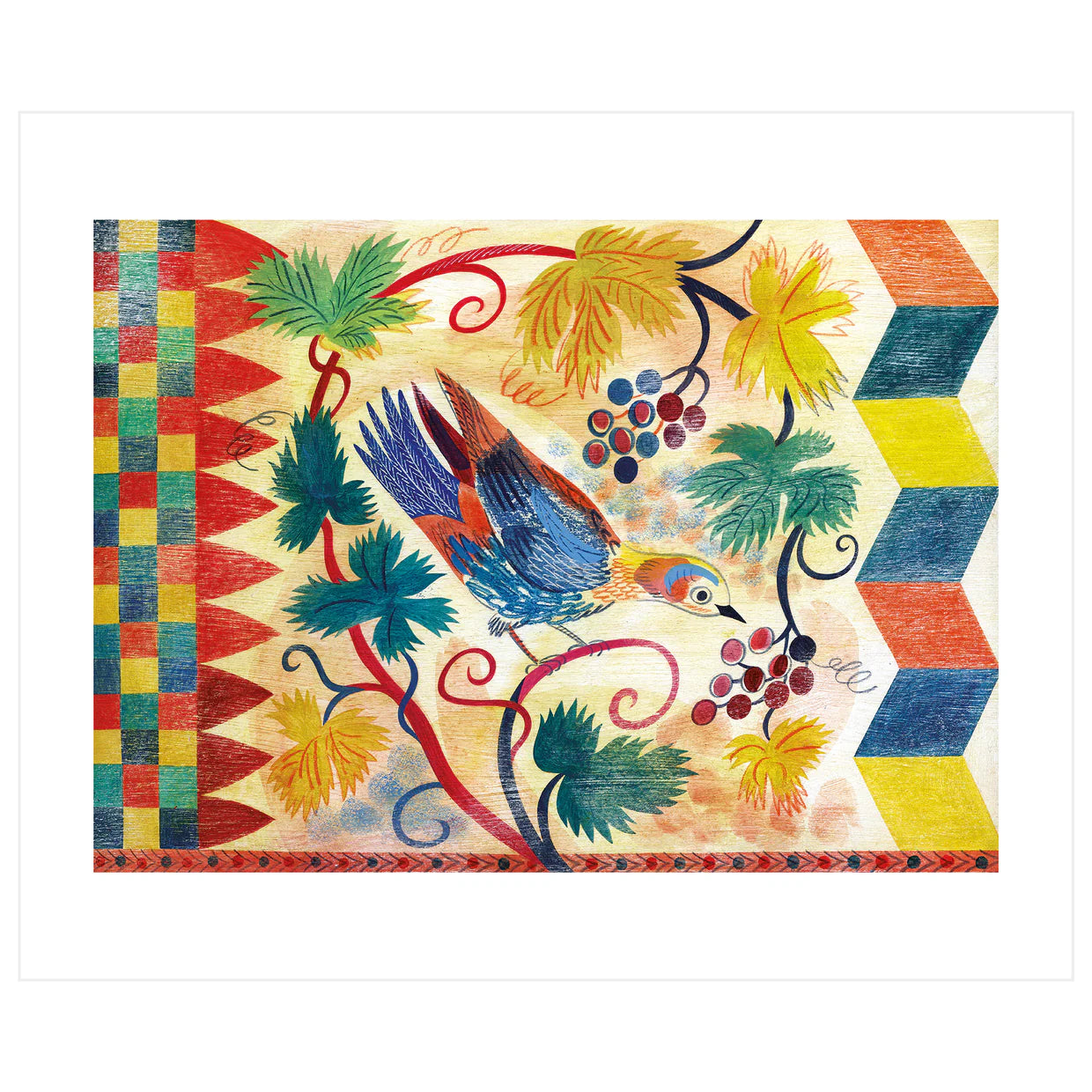 Florentine Birds Greeting Card