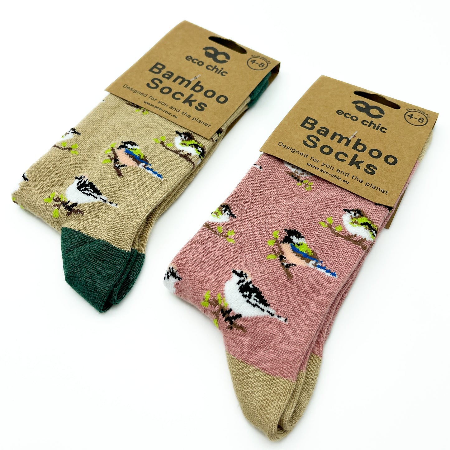 EcoChic Bird Bamboo Socks