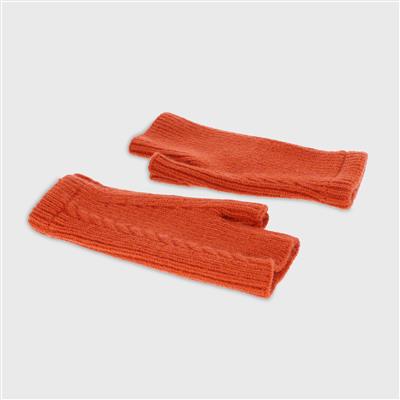 Ruby Fingerless Burnt Orange