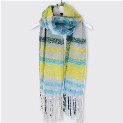 Esme Scarf in Grey/Yellow