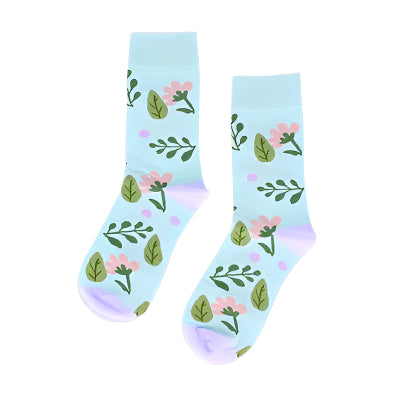 Blue Petal Socks Ladies