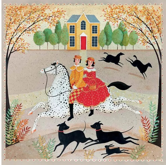 Going Visiting Greeting Card