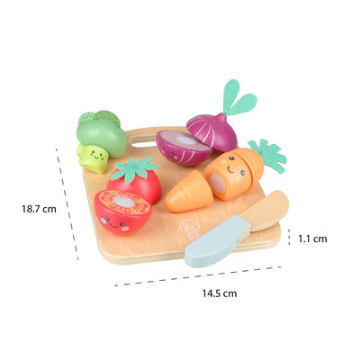 Cutting Veg Happy Veggies