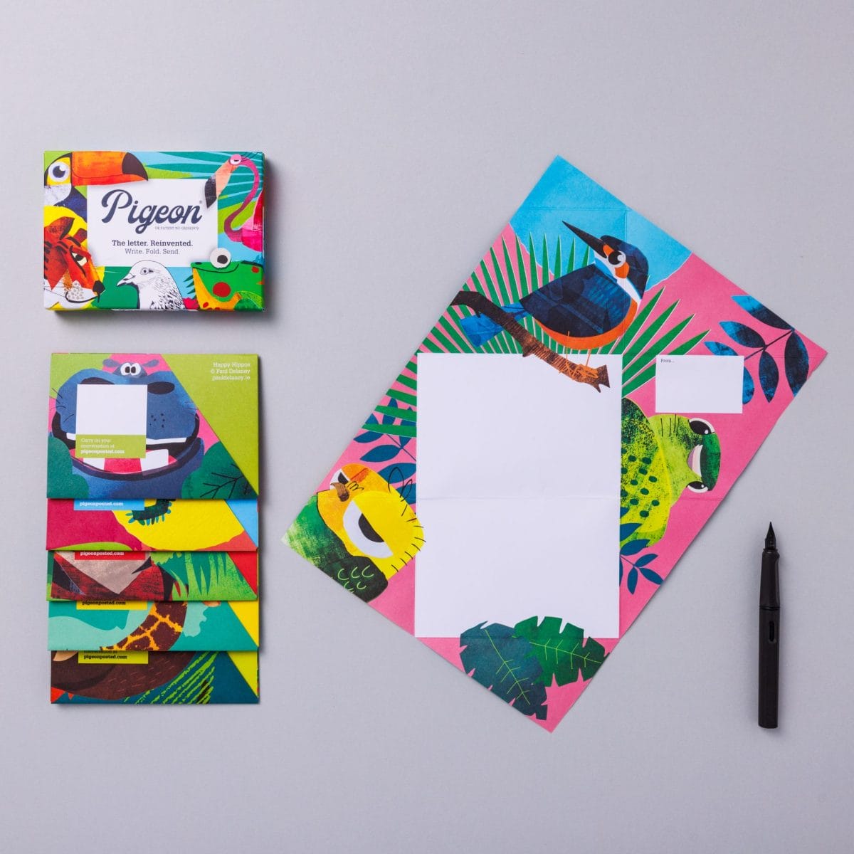 Wild Lives Pigeon Writing Set