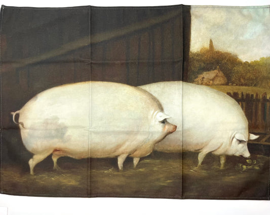 Pair of Pigs Tea Towel
