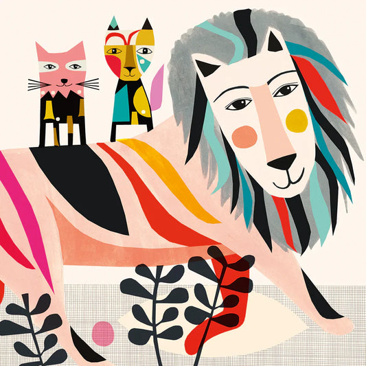 Feline Friends Greeting Card