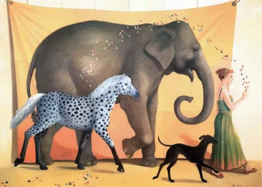 The Lion Tamer Greeting Card