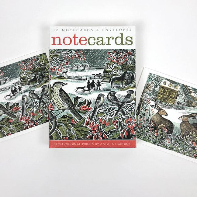 Holly Hedge 3 Hares Card Set