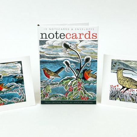Curlews Robins Card Set by Angela Harding