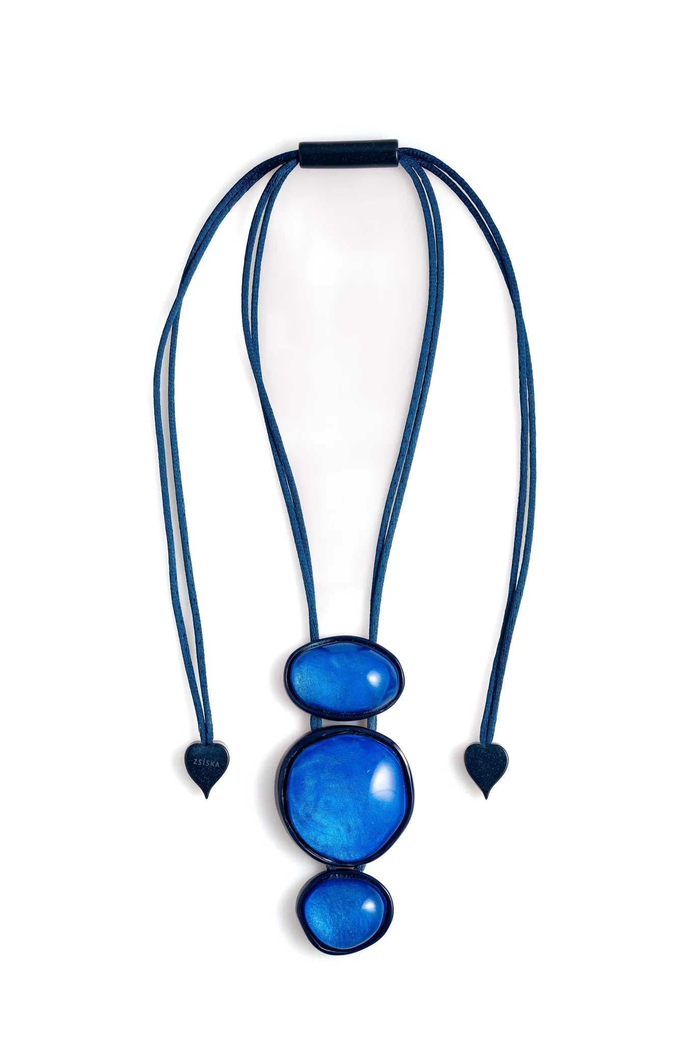 Three Bead Persephone Pendant by Prue Leith