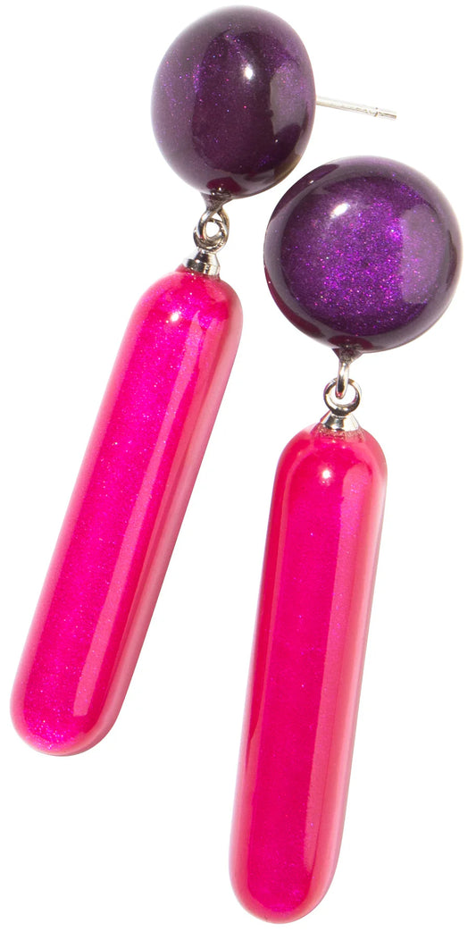 Tria Pink Earrings