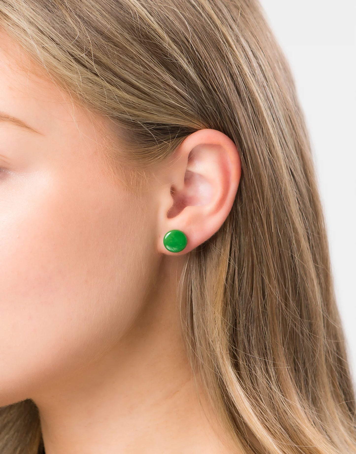 Green Confetti Earrings