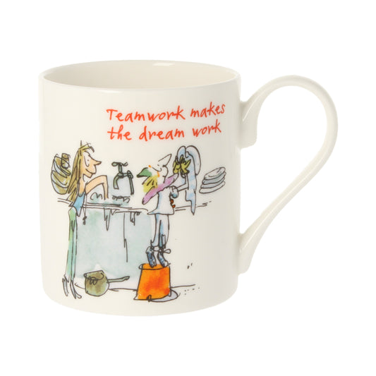 Teamwork Makes the Dream Work Mug by Quentin Blake