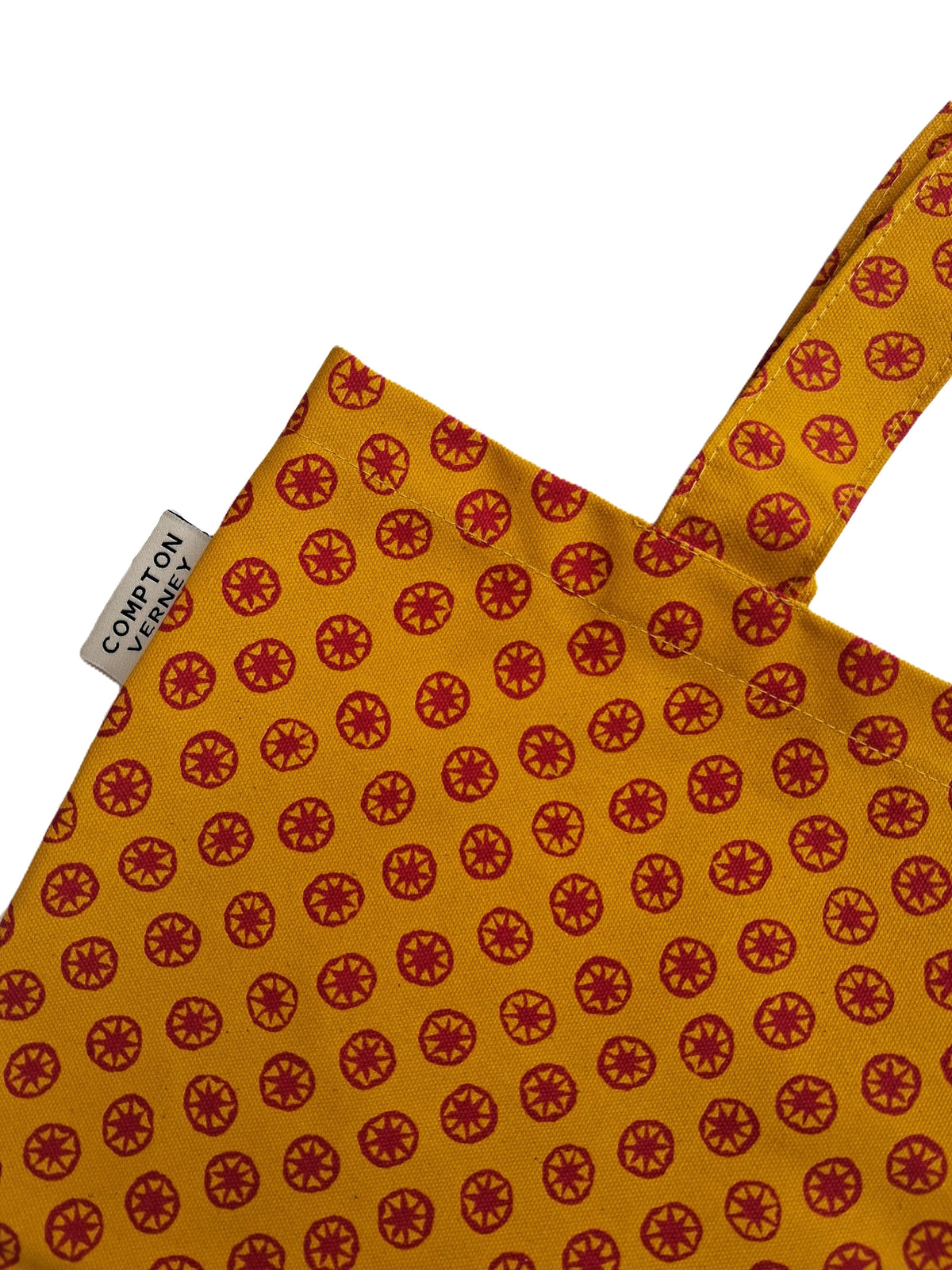 Red and Ochre Spot Tote