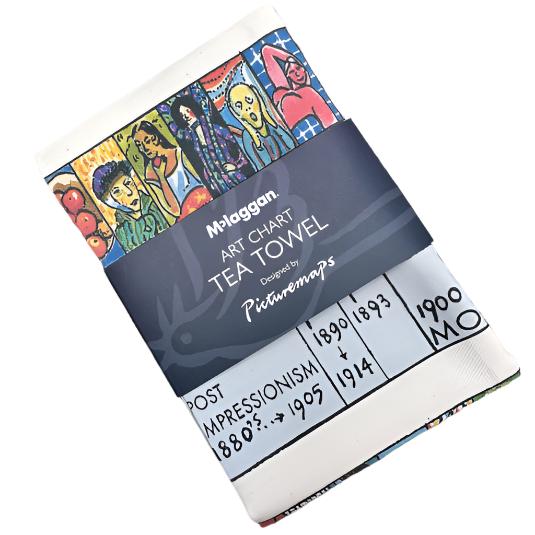 Art Chart Tea Towel