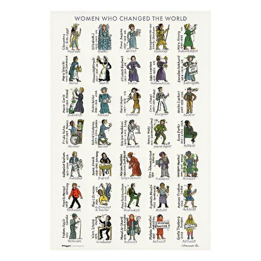 Women Who Changed The World Tea Towel