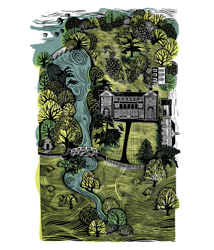 Compton Verney Tea Towel by Sarah Kirby