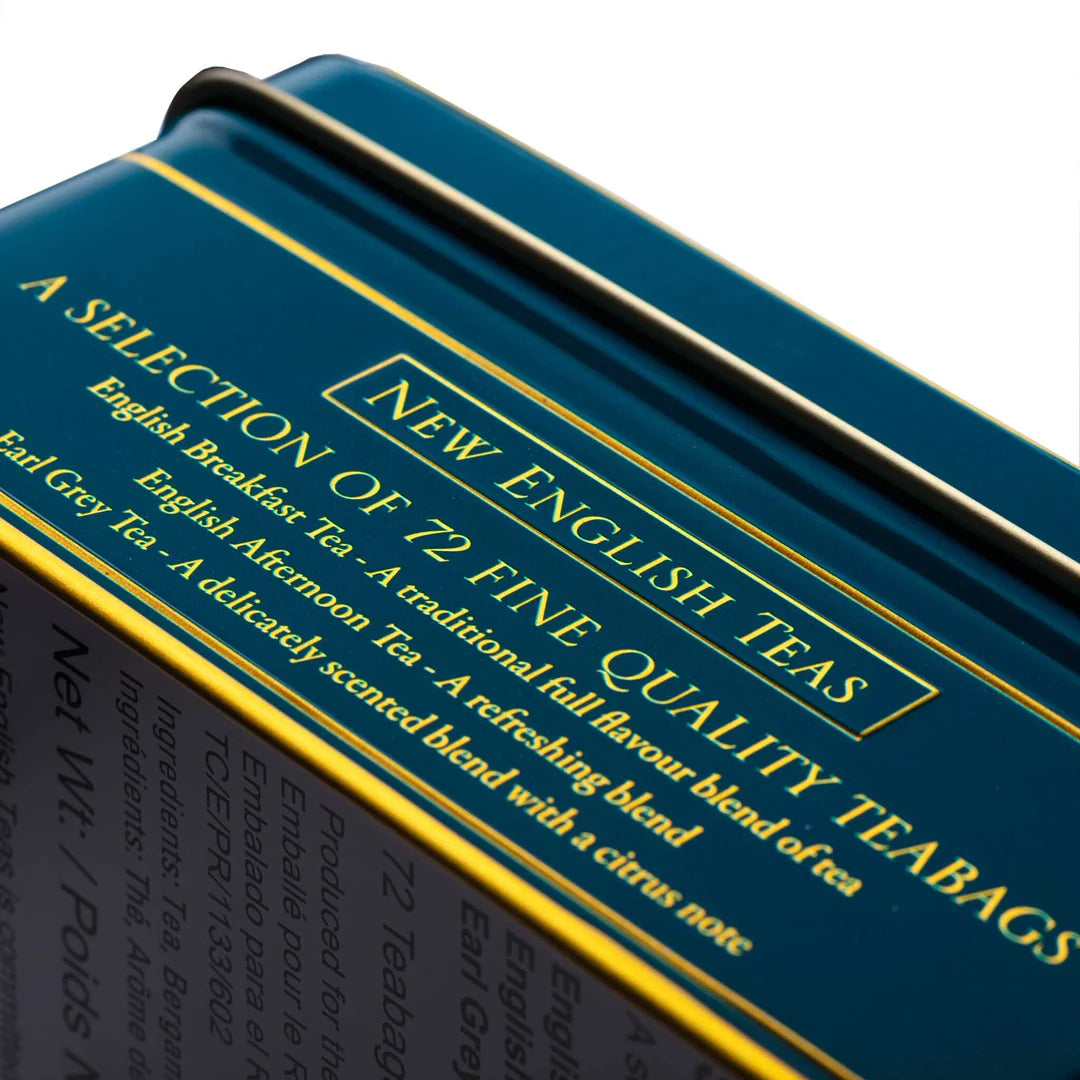 Tea Selection Tin Teal