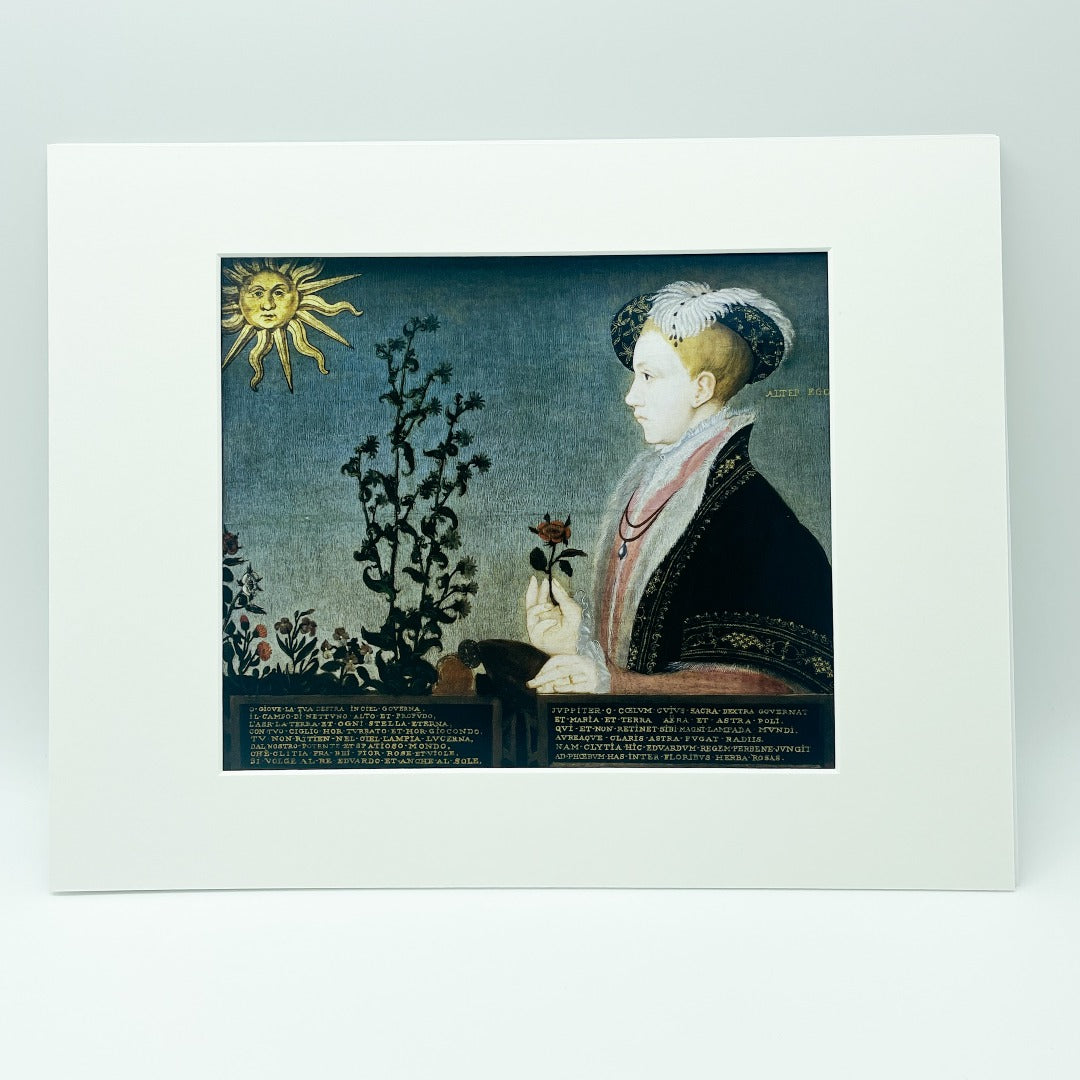 King Edward VI by William Scrots (Active 1537-53), c. 1550 | Mounted Fine Art Print