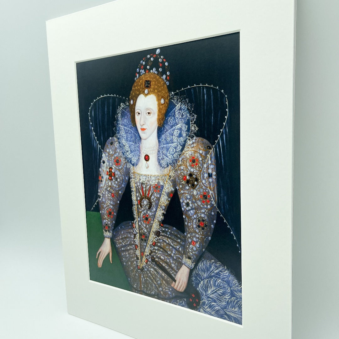Queen Elizabeth I by Unknown Artist, c. 1590 | Mounted Fine Art Print