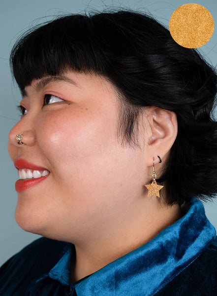 Star Charm Earrings by Tatty Devine