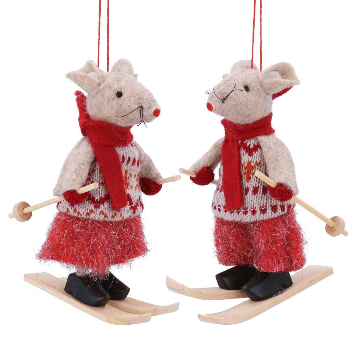 Skiing Wool Mouse