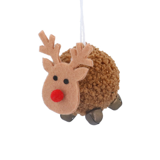Wool Pom Pom Reindeer