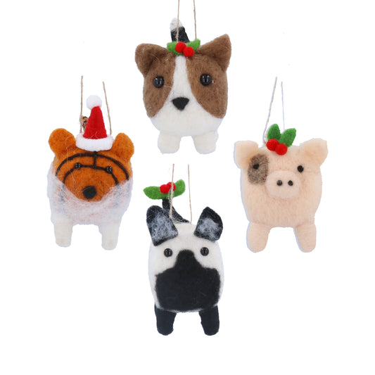 Christmas Wool Animals