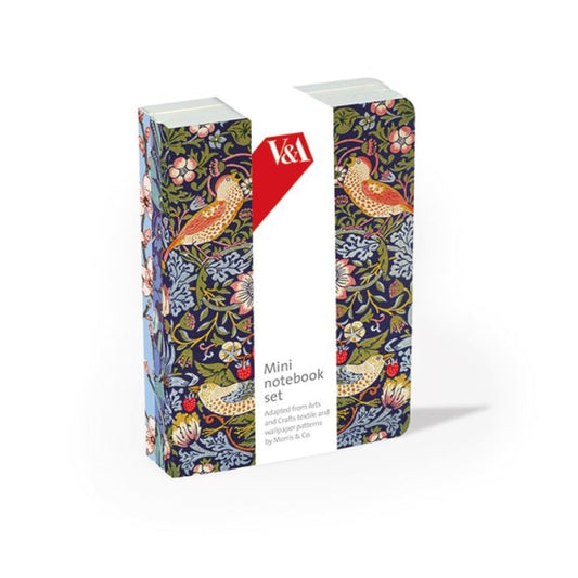 Strawberry Thief Mini Notebook Set