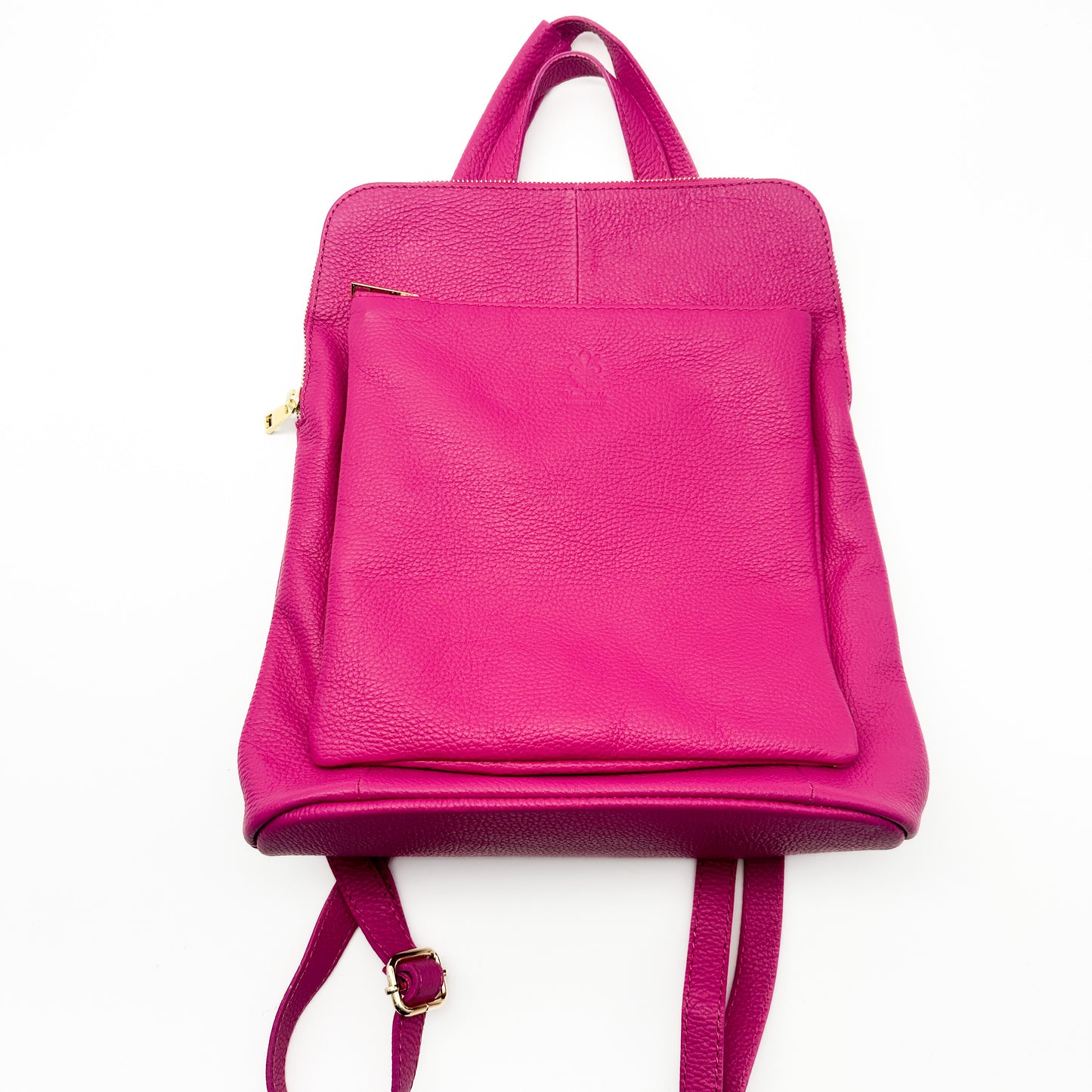 Large Square Leather Backpack- Various Colours