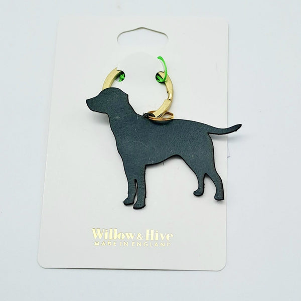 Willow & Hive Leather Dog Key ring