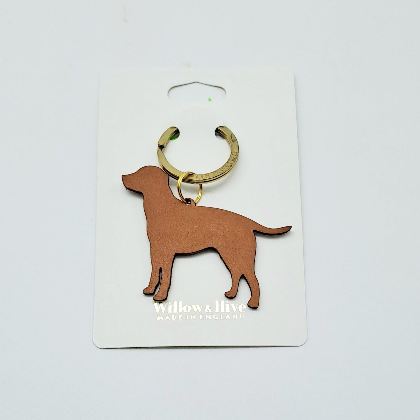 Willow & Hive Leather Dog Key ring