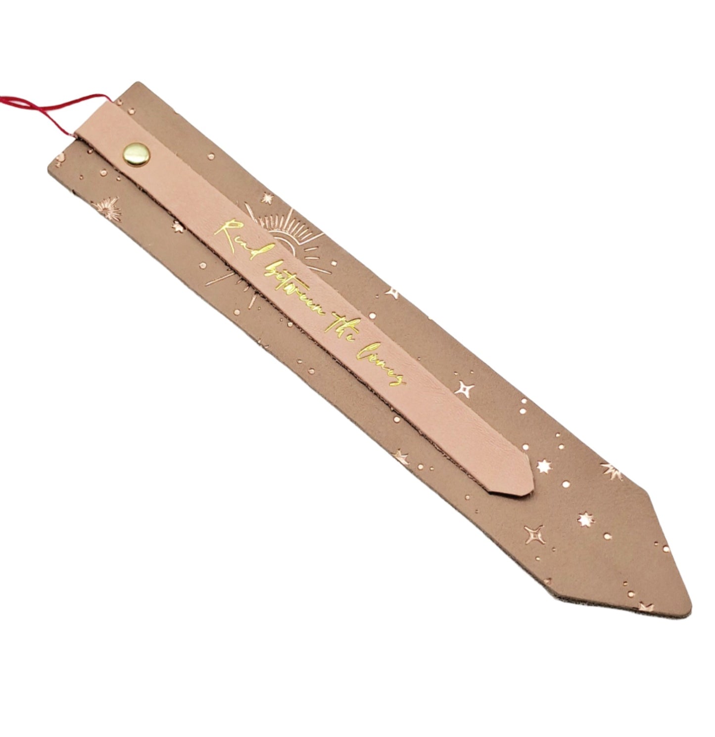 Willow & Hive Leather Bookmarks Stars